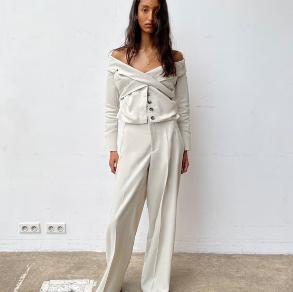 ~ZARA Wide Leg Pants limited edition~